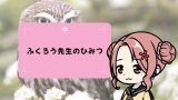 ふくろう先生のひみつ